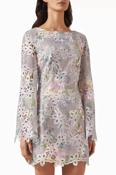 Elliatt Jacinta Long Sleeve Dress In Multi