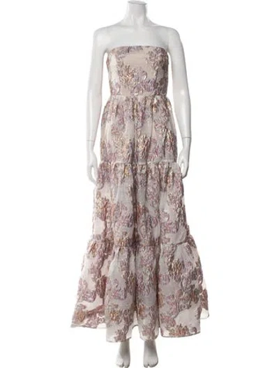 Pre-owned Elliatt Jacquard Long Dress