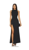 Elliatt Jade Maxi Dress In 블랙