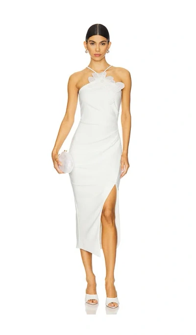 Elliatt Janelle Midi Dress In White