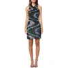 Elliatt Janice Sequin Halter Cocktail Minidress In Multi