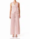 Elliatt Josephine Wide Leg Pants In Pink In Pink