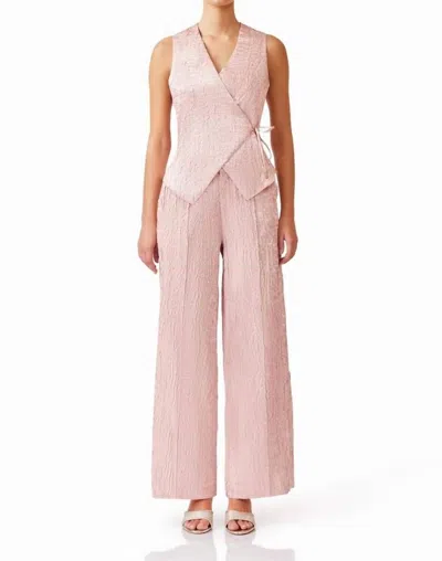 Elliatt Josephine Wide Leg Pants In Pink