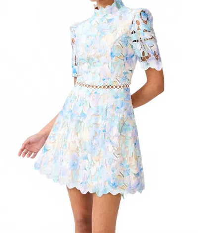Elliatt Kalissa A Line Mini Dress In Blue Floral