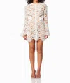 Elliatt Lace Live Mini Dress In Ivory In Multi