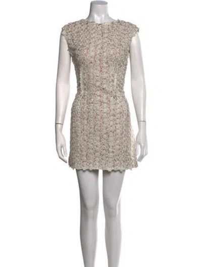 Pre-owned Elliatt Lace Pattern Mini Dress W/ Tags In Black
