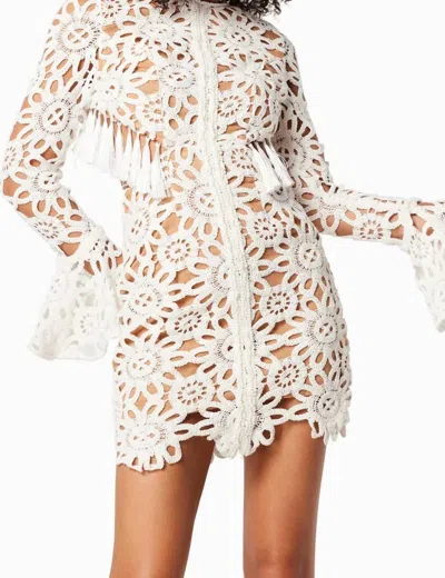 Elliatt Live Dress In Ivory In Multi