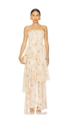 Elliatt Livette Maxi Dress In Ivory