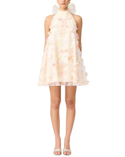 Elliatt Livia Trapeze Mini Dress In Neutral