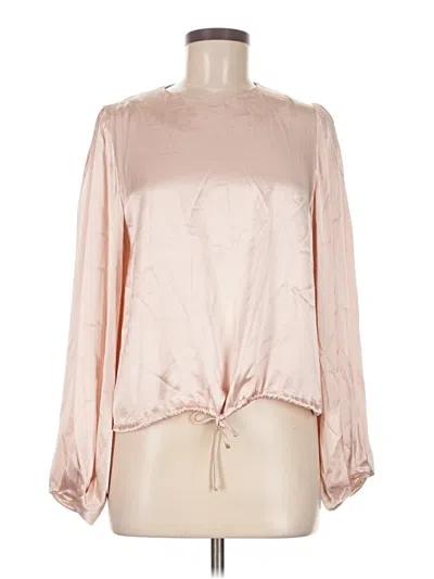 Pre-owned Elliatt Long Sleeve Blouse In Pink