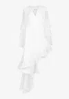 Elliatt Louise Ruffled Gown In White