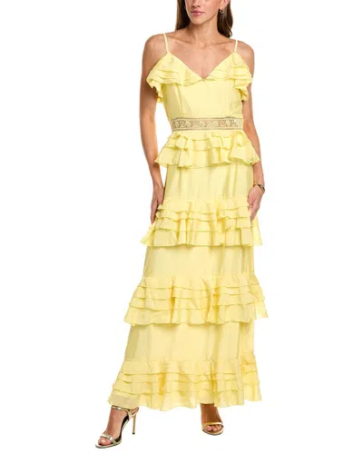 Elliatt Lucinda Tiered Gown In White