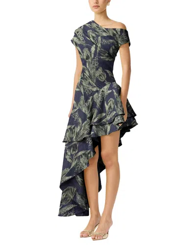 Elliatt Luella One Shoulder With Ruffle Detailing In Blue