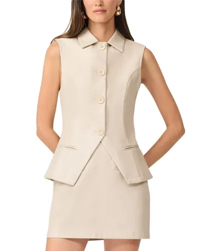 Elliat T Malia Vest In Neutral