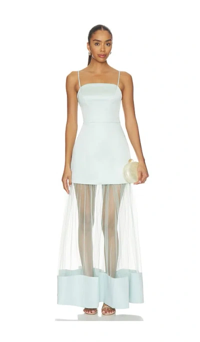 Elliatt Marcella Strapless Gown In Blue