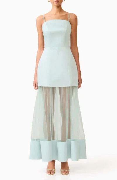 Elliatt Marcella Strapless Gown In Green