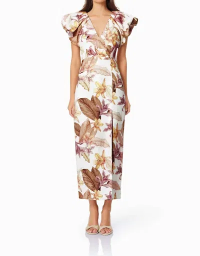 Elliatt Meadow Midi Dress In Multi