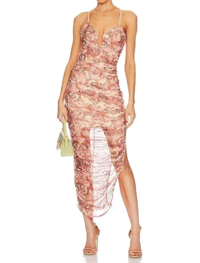 Elliatt Mica Maxi Dress In Pink Multi