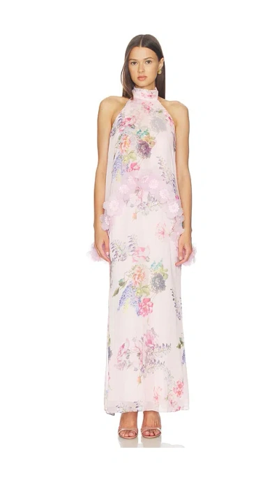 Elliatt Millie Tiered Gown In Multi