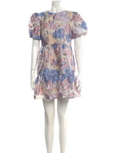 Pre-owned Elliatt Mini Dress In Blue