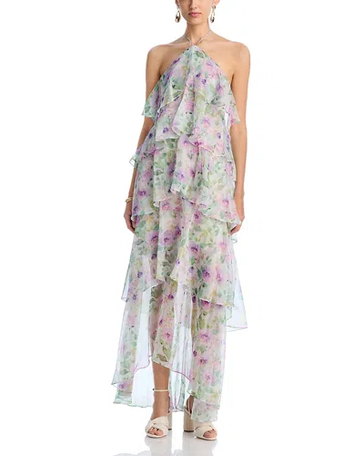 ELLIATT MIRABELLE TIERED HALTER DRESS