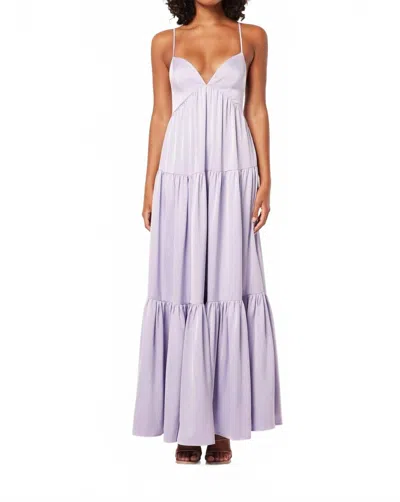 Elliatt Moira Tiered Dress In Lavender In Purple