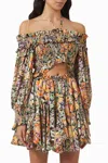 Elliatt Mosaic Mini Dress In Multi In Multi
