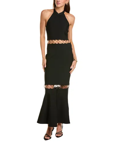 Elliatt Naomi High Neck Gown In Black