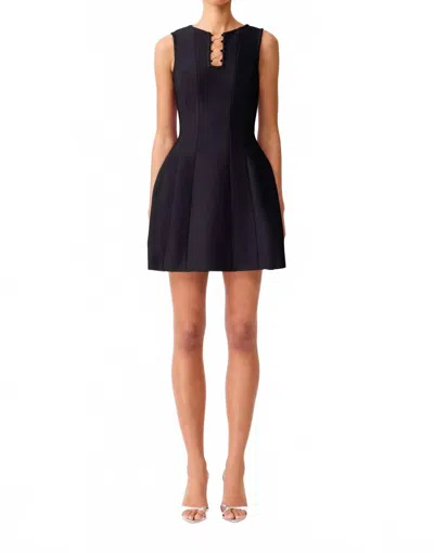 Elliatt Naomi Tulip Mini Dress In Black