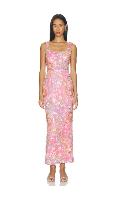 Elliatt Nathalie Column Ankle Grazer In Pink