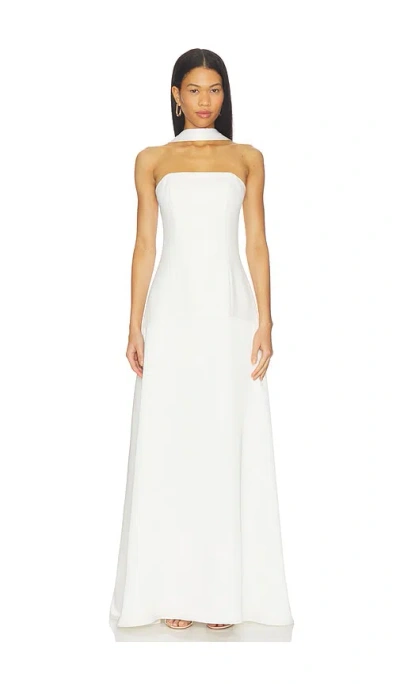 Elliatt Noralyn Strapless Gown In White