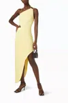Elliatt Obeah Cut-out Waist Dress In Lemon In Yellow