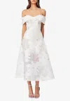 Elliatt Octavia Midi Dress In Ivory