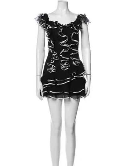 Pre-owned Elliatt Off-the-shoulder Mini Dress W/ Tags In Black