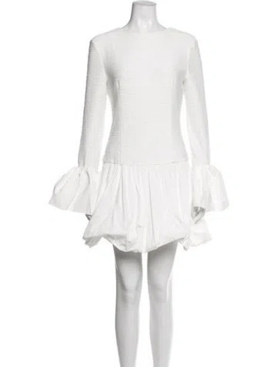 Pre-owned Elliatt Off-the-shoulder Mini Dress W/ Tags In White