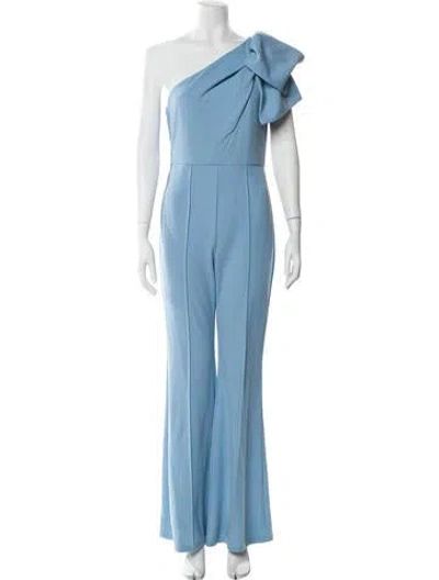 Pre-owned Elliatt One-shoulder Jumpsuit In Blue