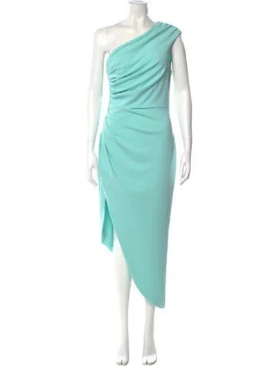 Pre-owned Elliatt One-shoulder Long Dress In Blue