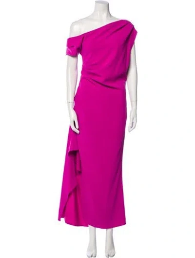 Pre-owned Elliatt One-shoulder Long Dress In Pink