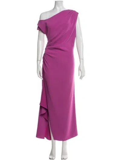 Pre-owned Elliatt One-shoulder Long Dress In Pink