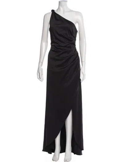 Pre-owned Elliatt One-shoulder Long Dress W/ Tags In Black