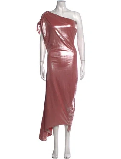 Pre-owned Elliatt One-shoulder Long Dress W/ Tags In Pink
