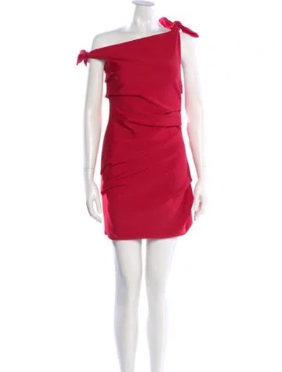 Pre-owned Elliatt One-shoulder Mini Dress In Pink