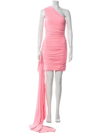Pre-owned Elliatt One-shoulder Mini Dress In Pink