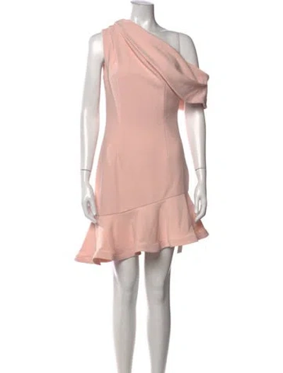 Pre-owned Elliatt One-shoulder Mini Dress In Pink