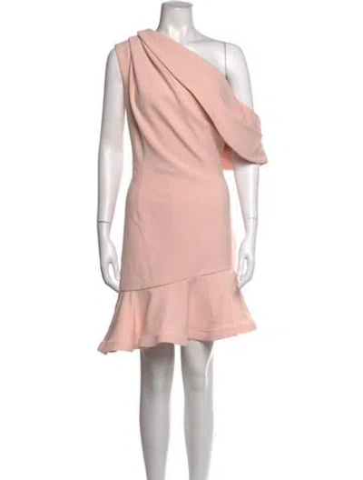 Pre-owned Elliatt One-shoulder Mini Dress In Pink
