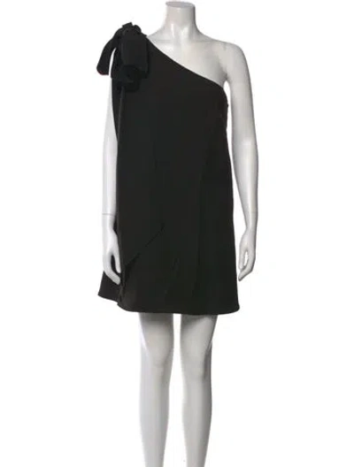 Pre-owned Elliatt One-shoulder Mini Dress W/ Tags In Black