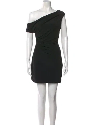Pre-owned Elliatt One-shoulder Mini Dress W/ Tags In Black