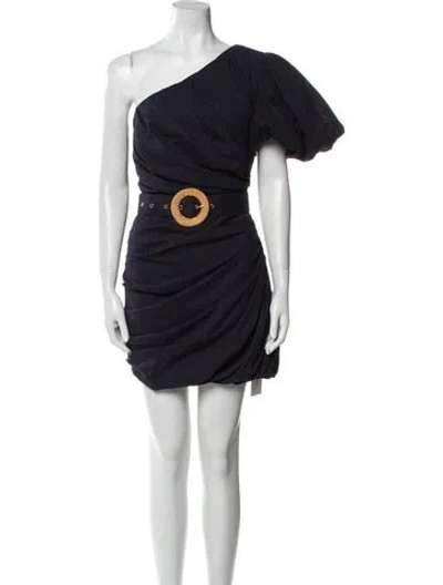 Pre-owned Elliatt One-shoulder Mini Dress W/ Tags In Blue