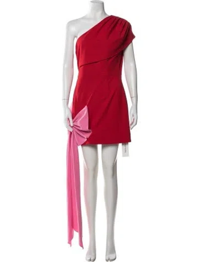 Pre-owned Elliatt One-shoulder Mini Dress W/ Tags In Red