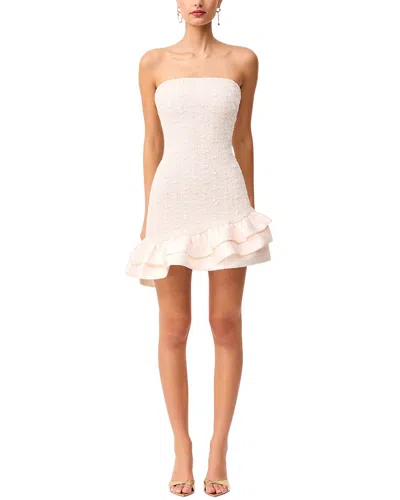 Elliatt Paloma Asym Mini Dress In White